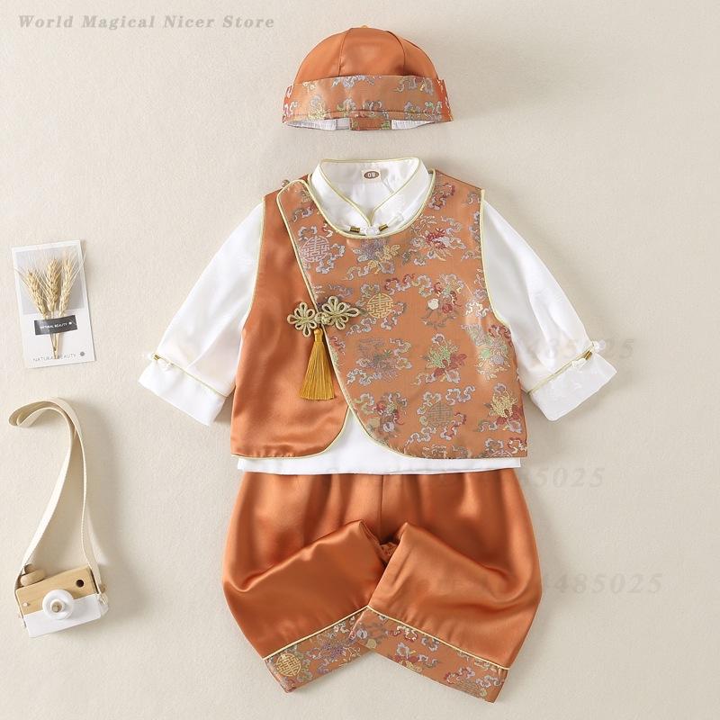 Summer Clothing For Baby Boy - Wiosenno-letni strój Tang dla niemowląt, chłopców