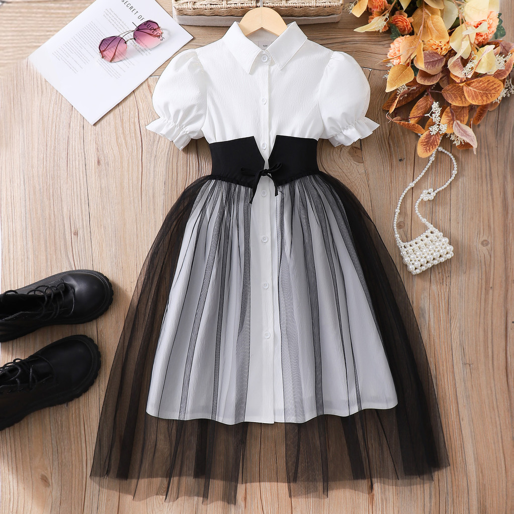 Summer Clothing Sets - Sukienka dla dziewczynki 8-12 lat, letnia,