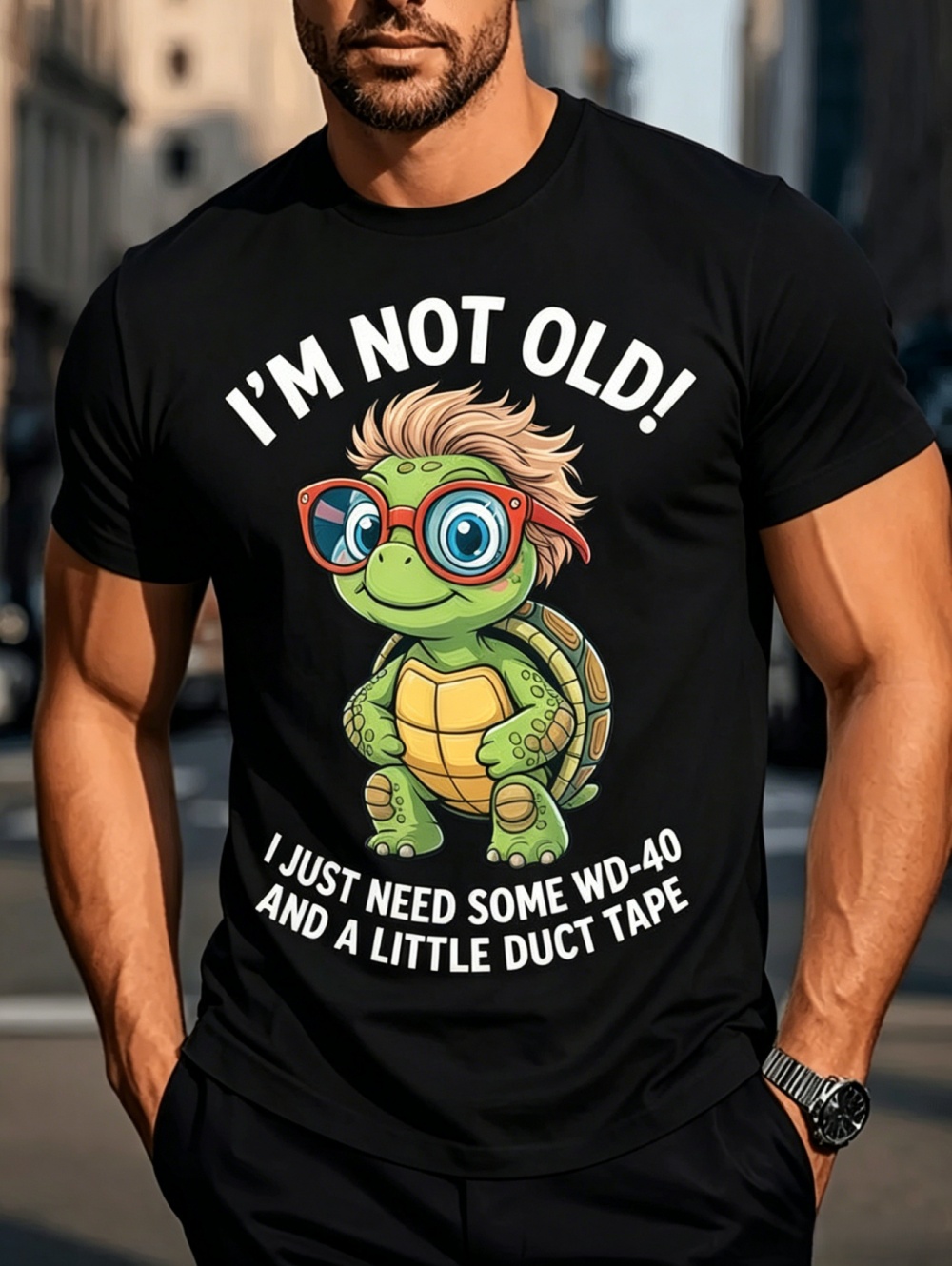 Summer Duck Clothing - Zabawna koszulka męska z grafiką kaczki