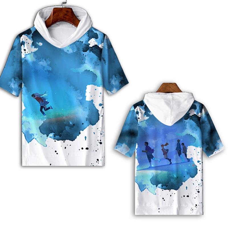 Summer Clothing Names - Nowa, bezzapachowa koszulka z nadrukiem kwiatowym,