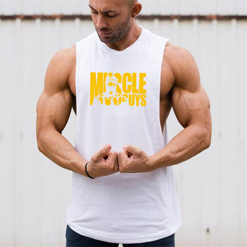 Summer Clothing Drop - Koszulki bez rękawów dla mężczyzn Muscleguys,