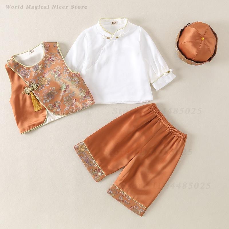 Wiosenno-letni strój Tang dla  – Summer Clothing For Baby Boy recenzja i cena