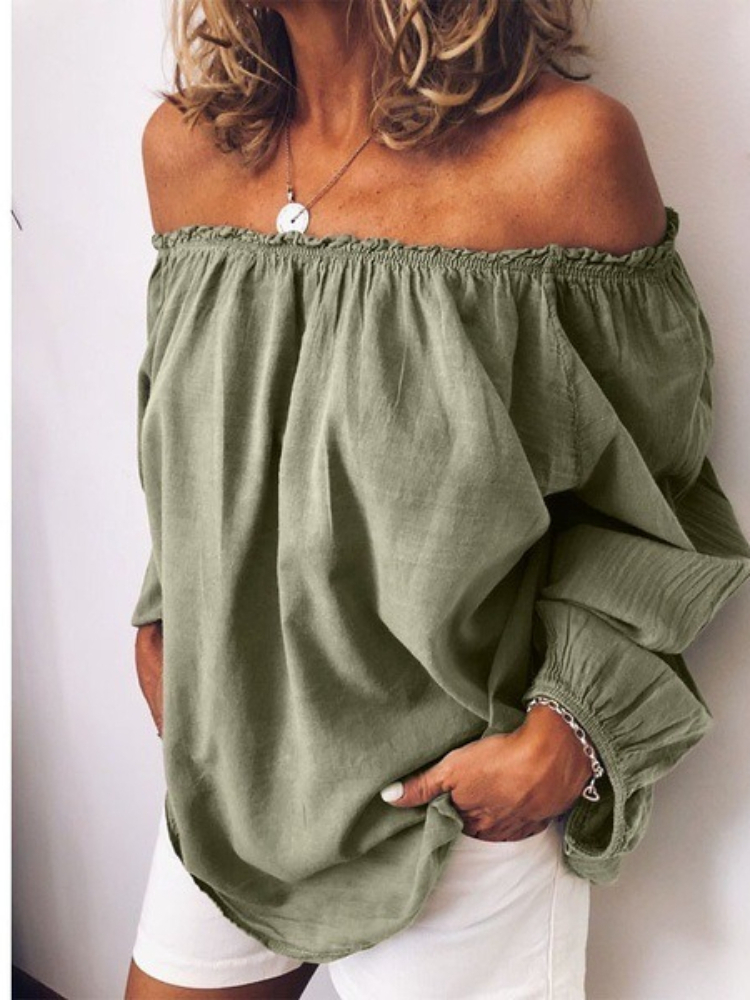 Nowa, elegancka damska bluzka  – Off Shoulder Blouse recenzja i cena