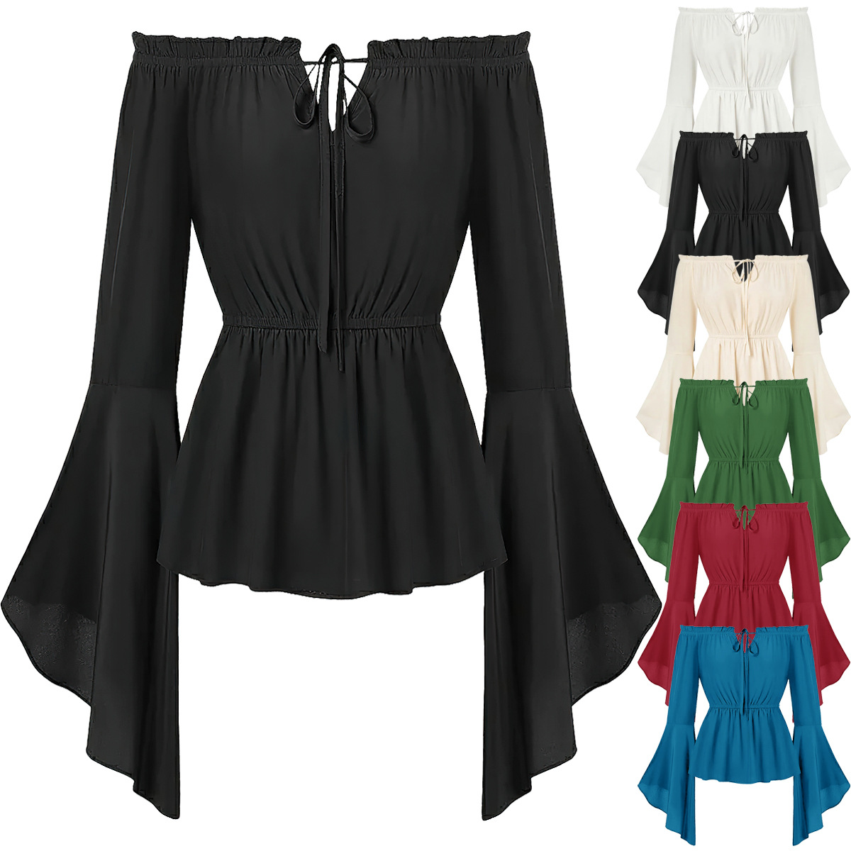 Bluzka w stylu średniowiecznym – Off Shoulder Blouse recenzja i cena