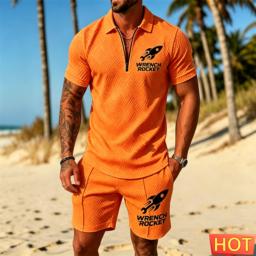 Letni strój męski, zestaw polo – Summer Clothing Outfits recenzja i cena