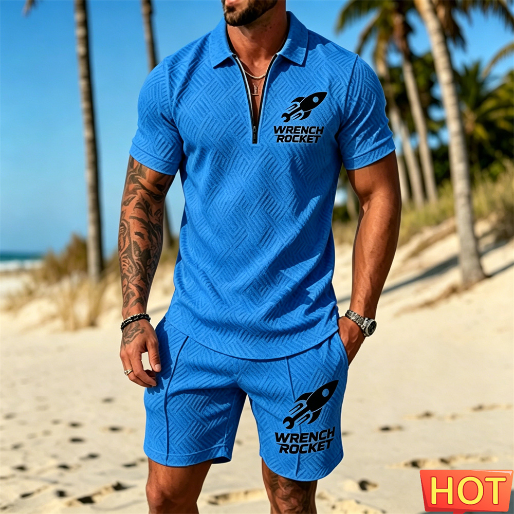 Letni strój męski, zestaw polo – Summer Clothing Outfits recenzja i cena