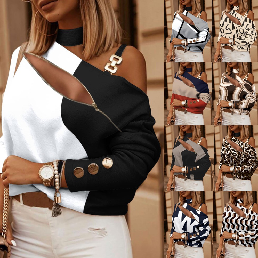 Damska bluzka z odkrytymi rami – Off Shoulder Blouse recenzja i cena