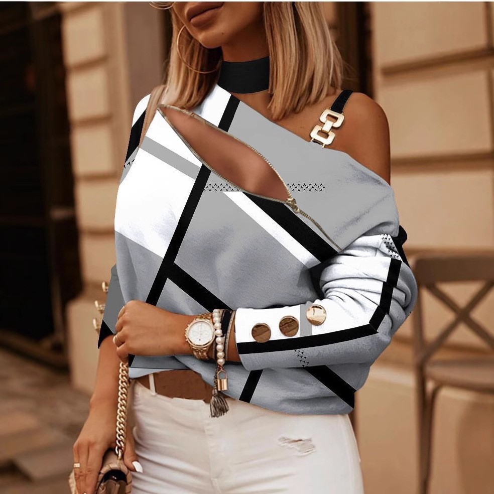 Damska bluzka z odkrytymi rami – Off Shoulder Blouse recenzja i cena