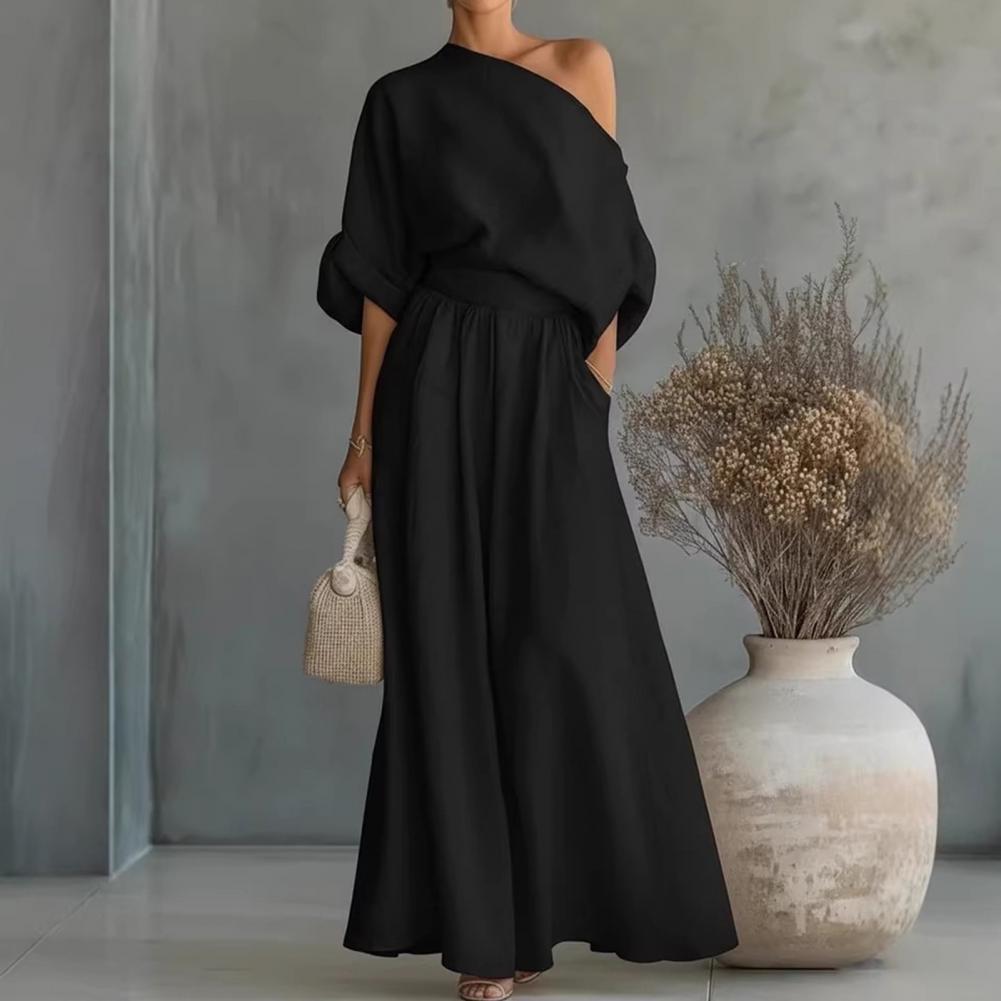 Damski Zestaw Bluzka i Spodnie – Off Shoulder Blouse recenzja i cena
