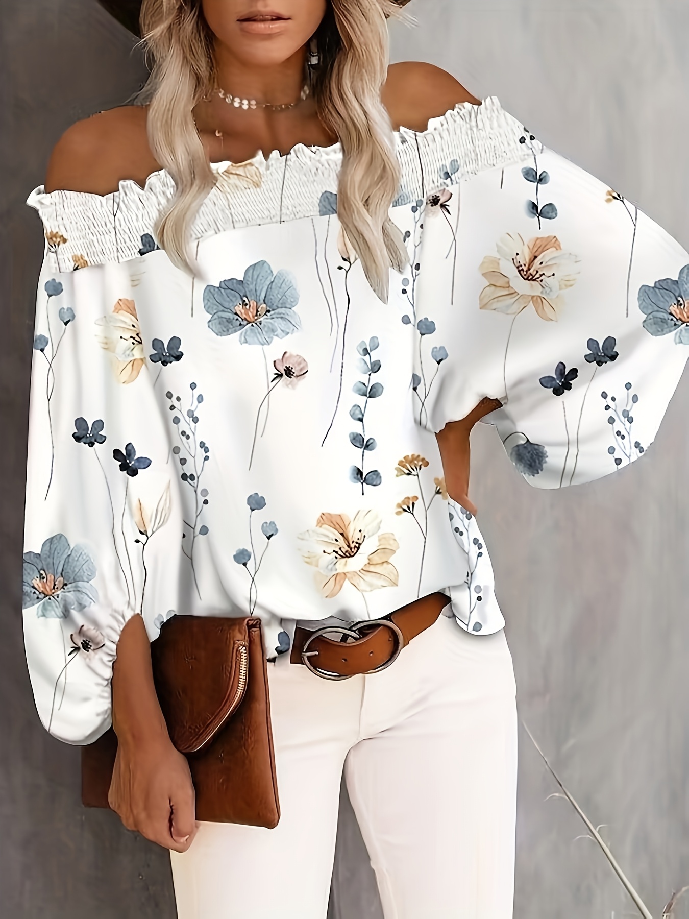 Bluzka damska plus size, nowa, – Off Shoulder Blouse recenzja i cena