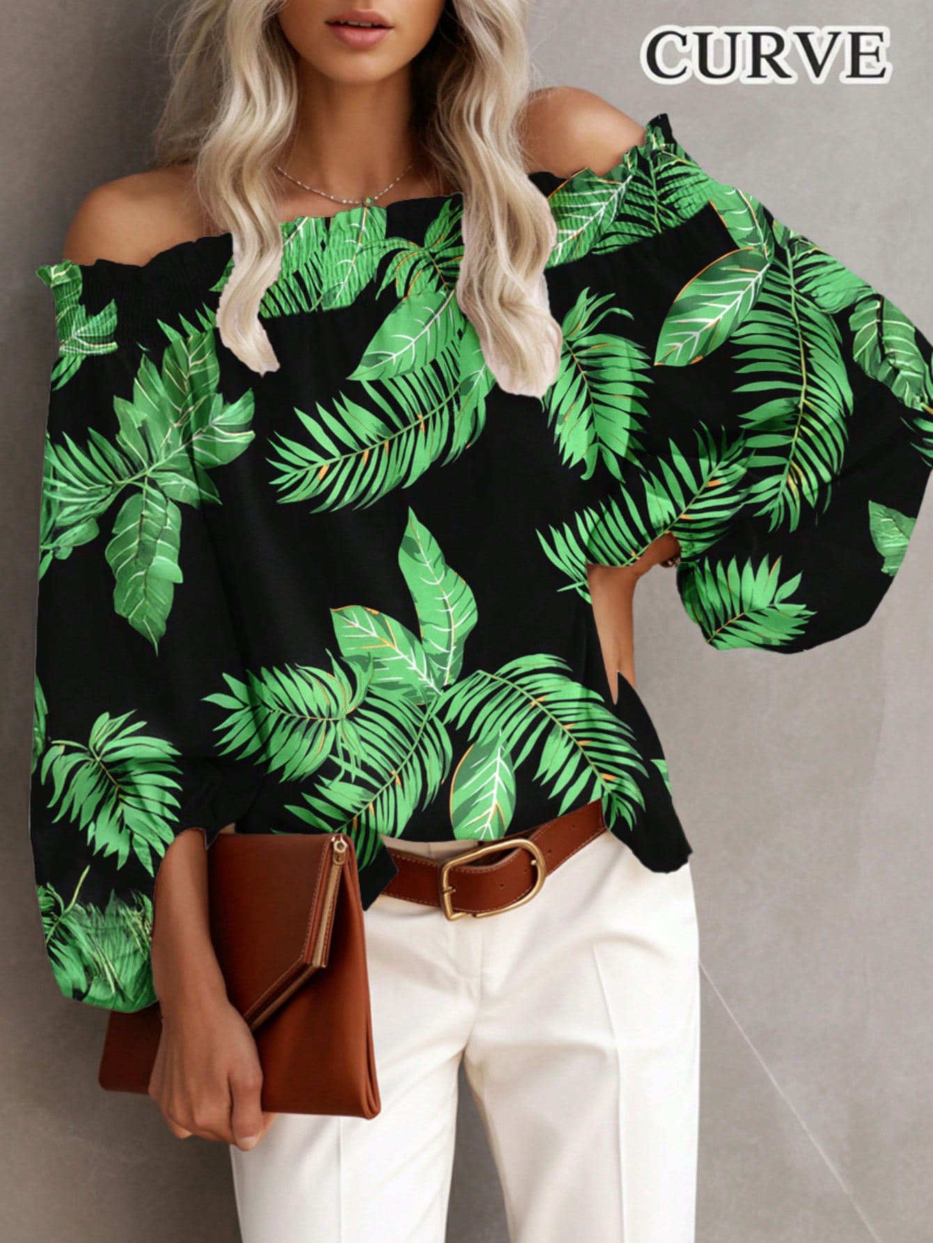 Bluzka damska plus size, nowa, – Off Shoulder Blouse recenzja i cena