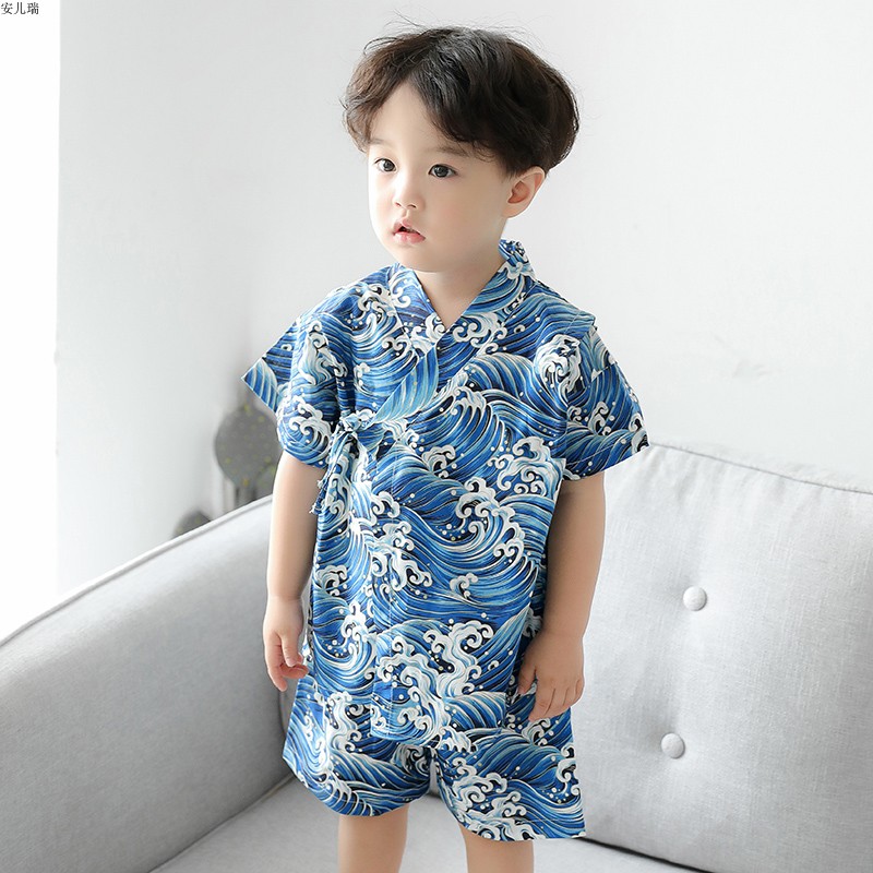 Letnie ubrania yukata dla dzie – Summer Clothing For Baby Boy recenzja i cena