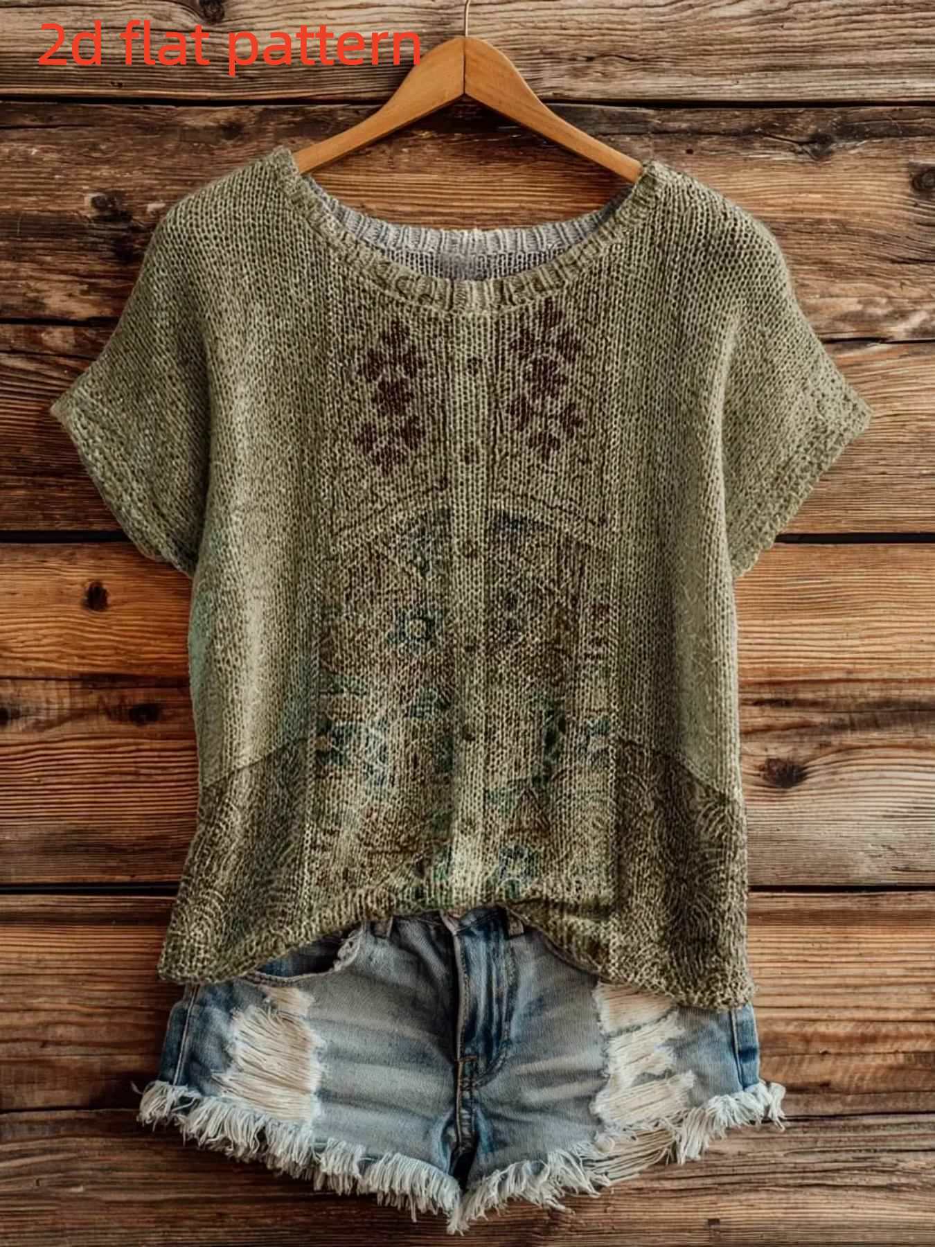 Drukowany wzór - Niestrukturow – Summer Clothing Yarn recenzja i cena