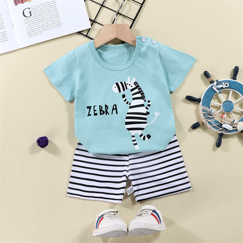 Bawełniane koszulki + spodenki – Summer Clothing For Baby Boy recenzja i cena