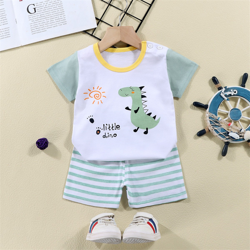 Bawełniane koszulki + spodenki – Summer Clothing For Baby Boy recenzja i cena