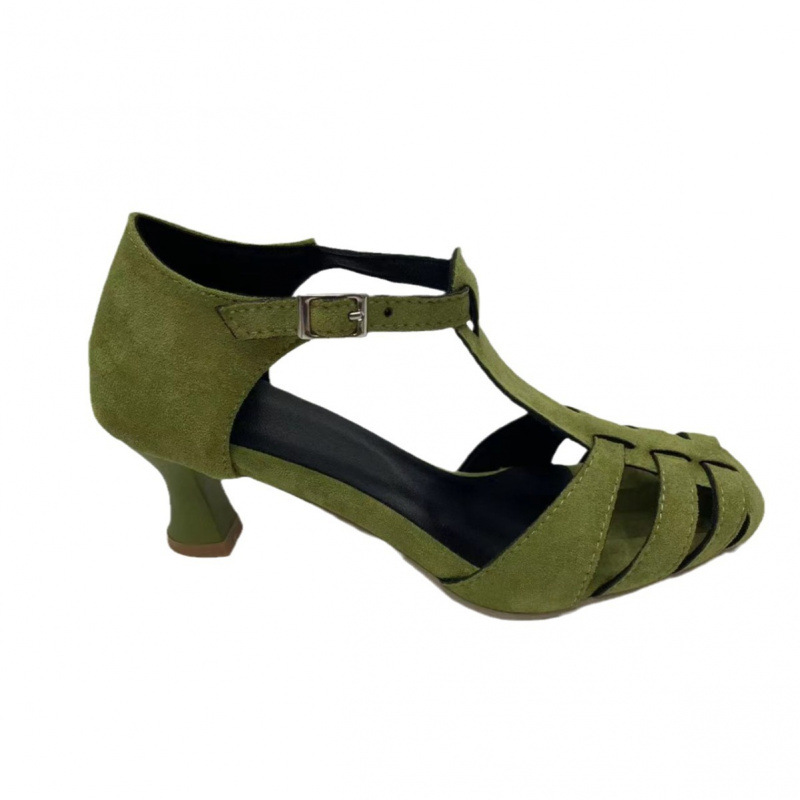 Damskie zielone zamszowe sanda – Summer Clothing Petite recenzja i cena