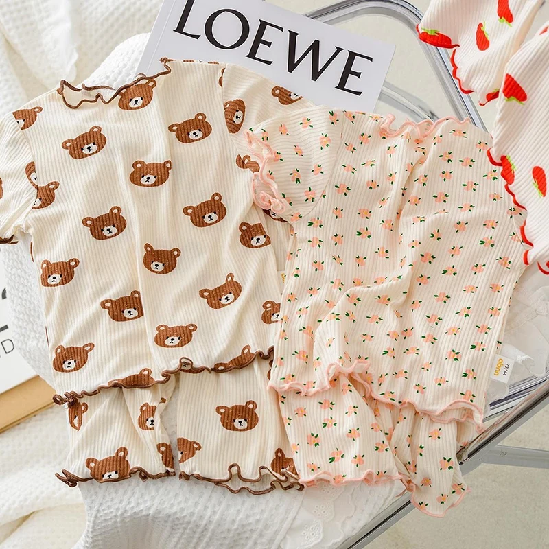 Letni bawełniany zestaw piżamo – Summer Clothing For Baby Boy recenzja i cena