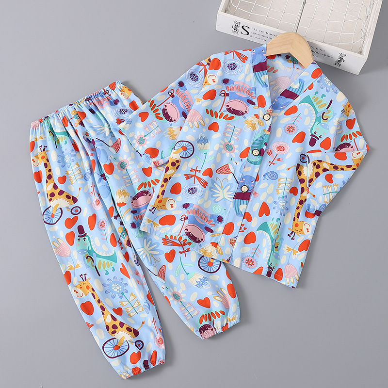 Zestawy piżam dla dzieci 2-15  – Summer Clothing For Baby Boy recenzja i cena