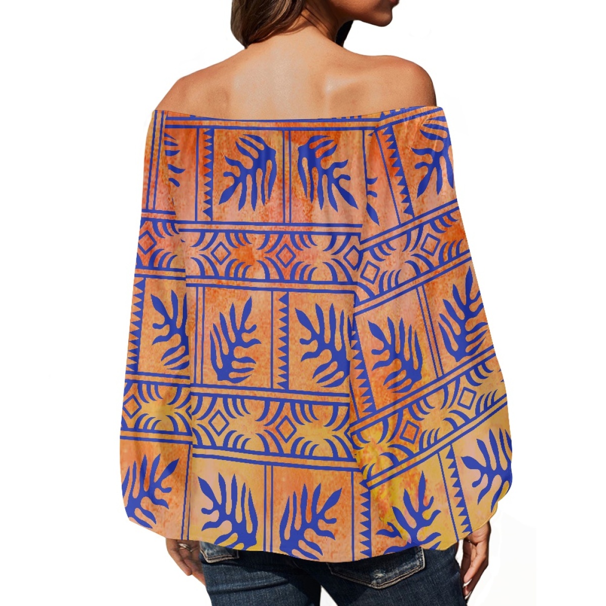 Polinezyjska odzież plemienna  – Off Shoulder Blouse recenzja i cena