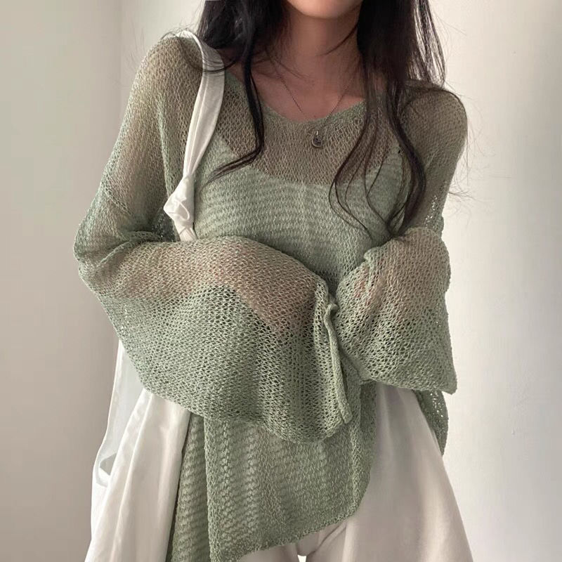 Cienkie swetry kobiety dzianin – Summer Clothing Yarn recenzja i cena