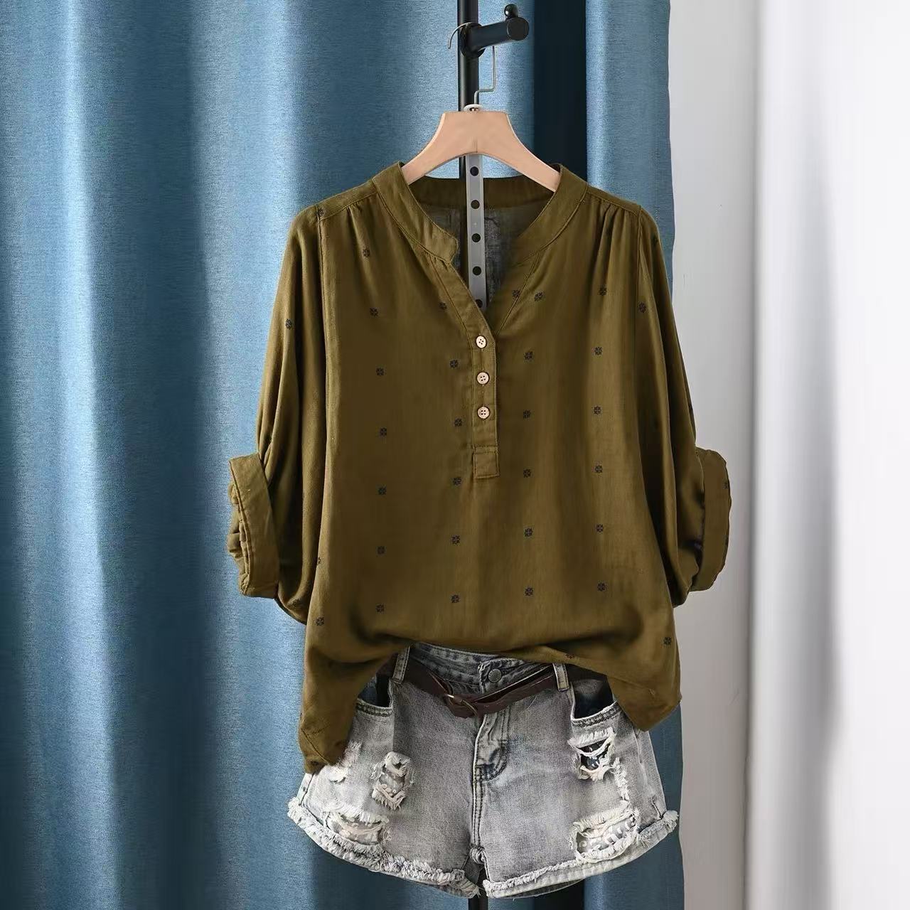 Damska bluzka 2026, damska jap – Summer Clothing Yarn recenzja i cena