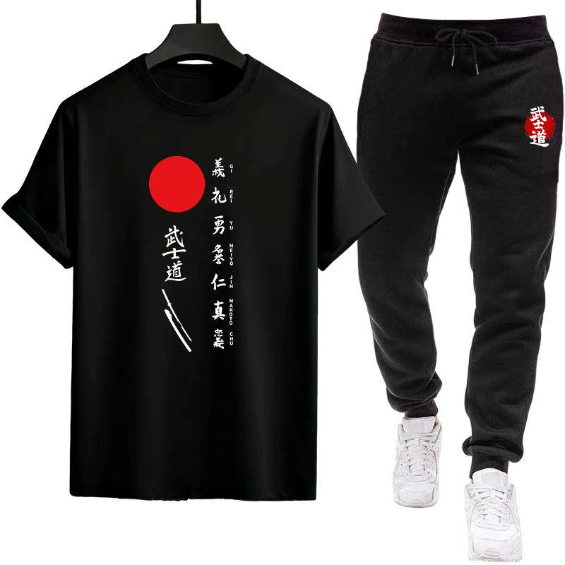 Męski dres z nadrukiem, casual – Quality Summer Clothing recenzja i cena