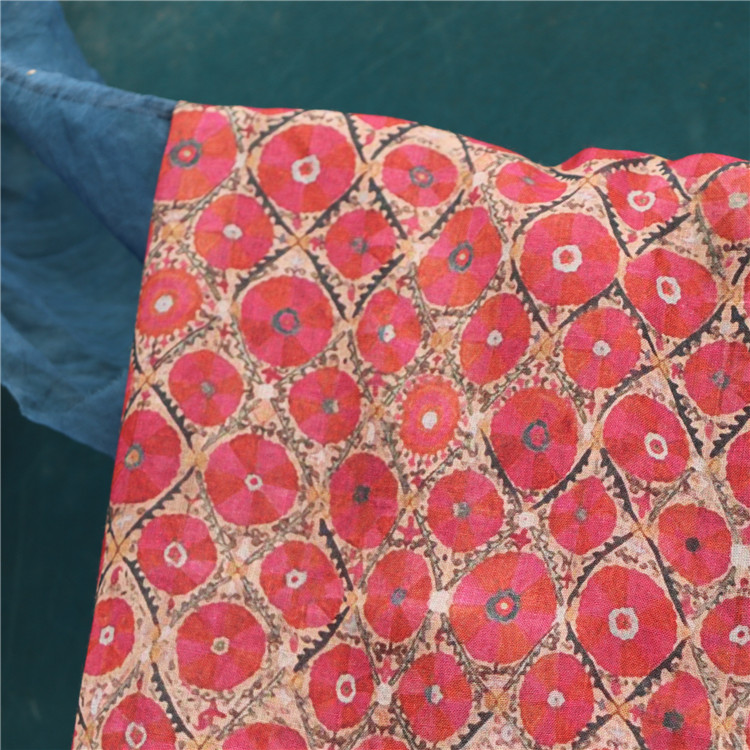 Tkanina z geometrycznym wzorem – Summer Clothing Fabric recenzja i cena