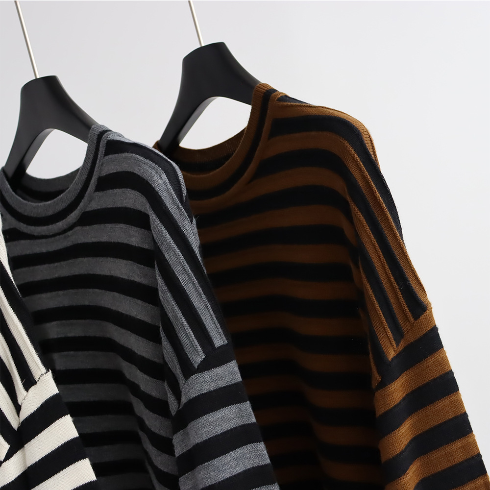 Sweter z okrągłym dekoltem w p – Summer Clothing Yarn recenzja i cena