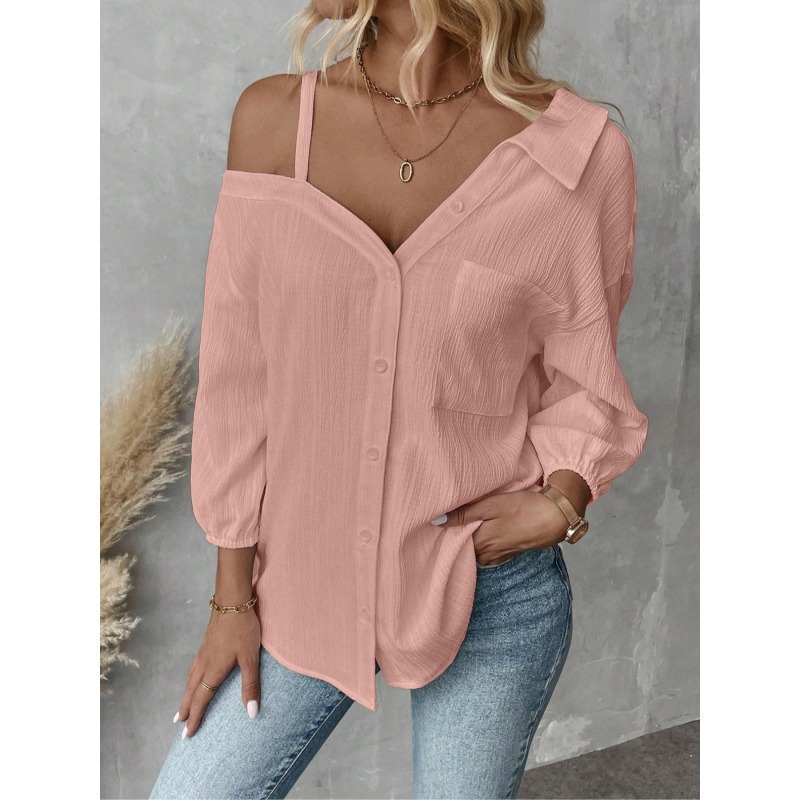 Bluzki damskie plus size 1XL-5 – Off Shoulder Blouse recenzja i cena