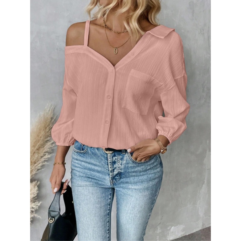 Bluzki damskie plus size 1XL-5 – Off Shoulder Blouse recenzja i cena